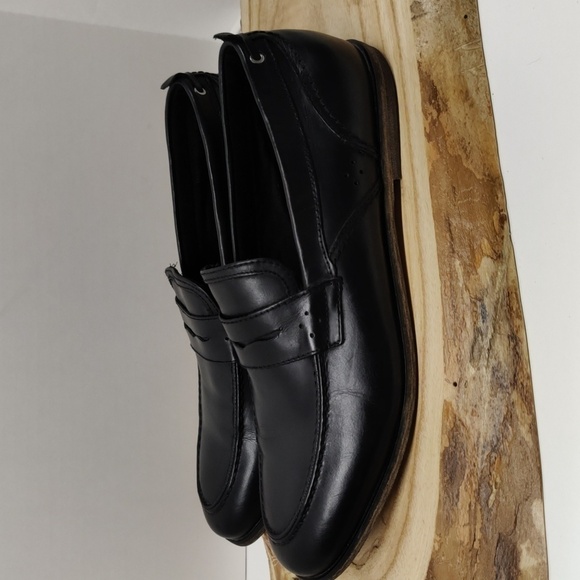 Stacy Adams Men's Black Leather Loafers, Size 10.5 M - Picture 5 of 11